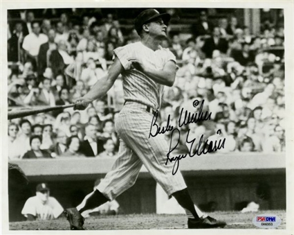 Roger Maris Signed New York Yankees 8x10 Photo